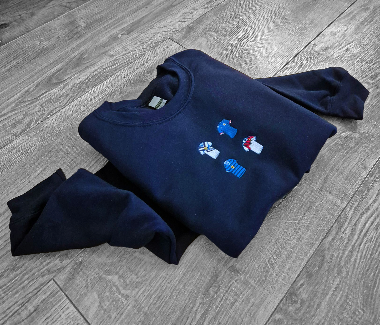 Embroidered Scotland Football Sweatshirt – Classic Retro Shirts Design