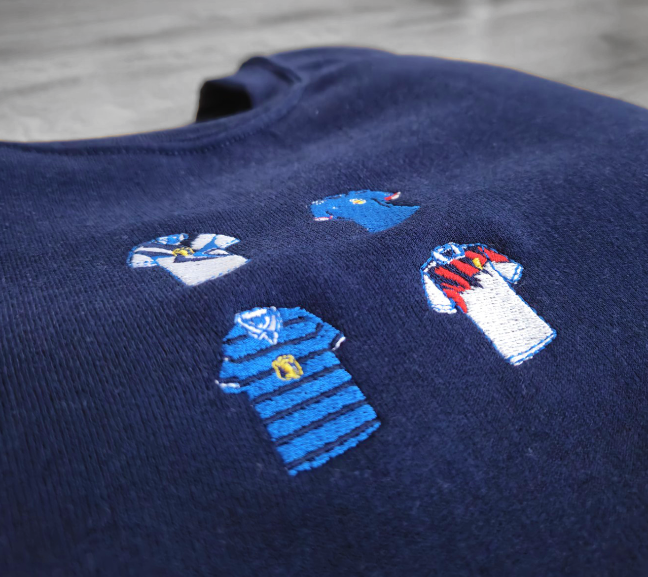 Embroidered Scotland Football Sweatshirt – Classic Retro Shirts Design